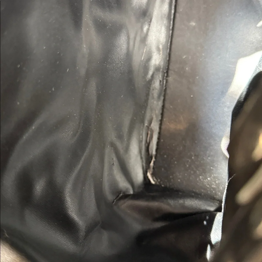 Sergio Gutierrez Liquid Metal black leather backpack Read Description - Picture 8 of 9